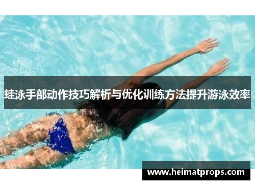 蛙泳手部动作技巧解析与优化训练方法提升游泳效率